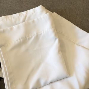 Light Grey Blackout Curtains (2) 45 x 54 inch